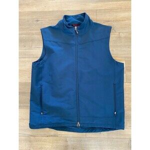 Ibex Climawool Softshell Mens Full Zip Vest Wool Lined Blue Size L Pockets